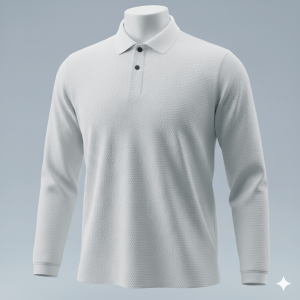 Non-Design Long-Sleeve Polo